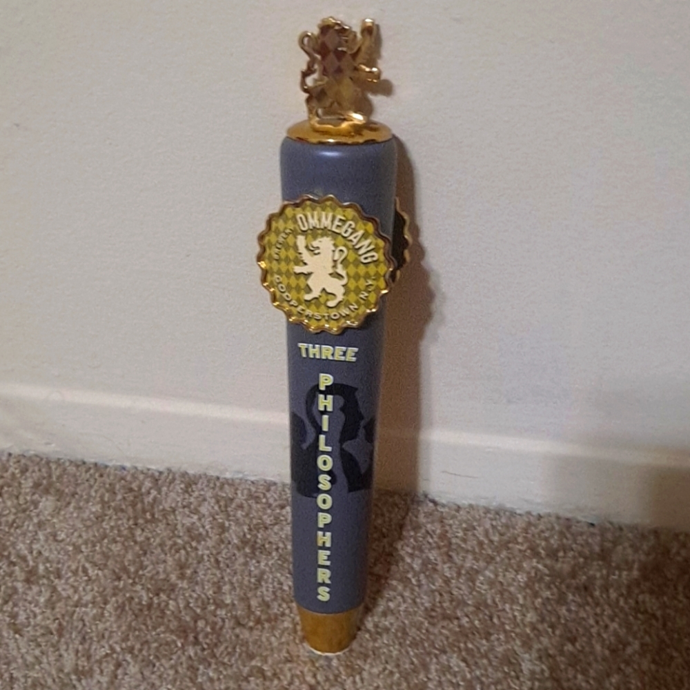 Ommegang Three Philosophers Tap Handle